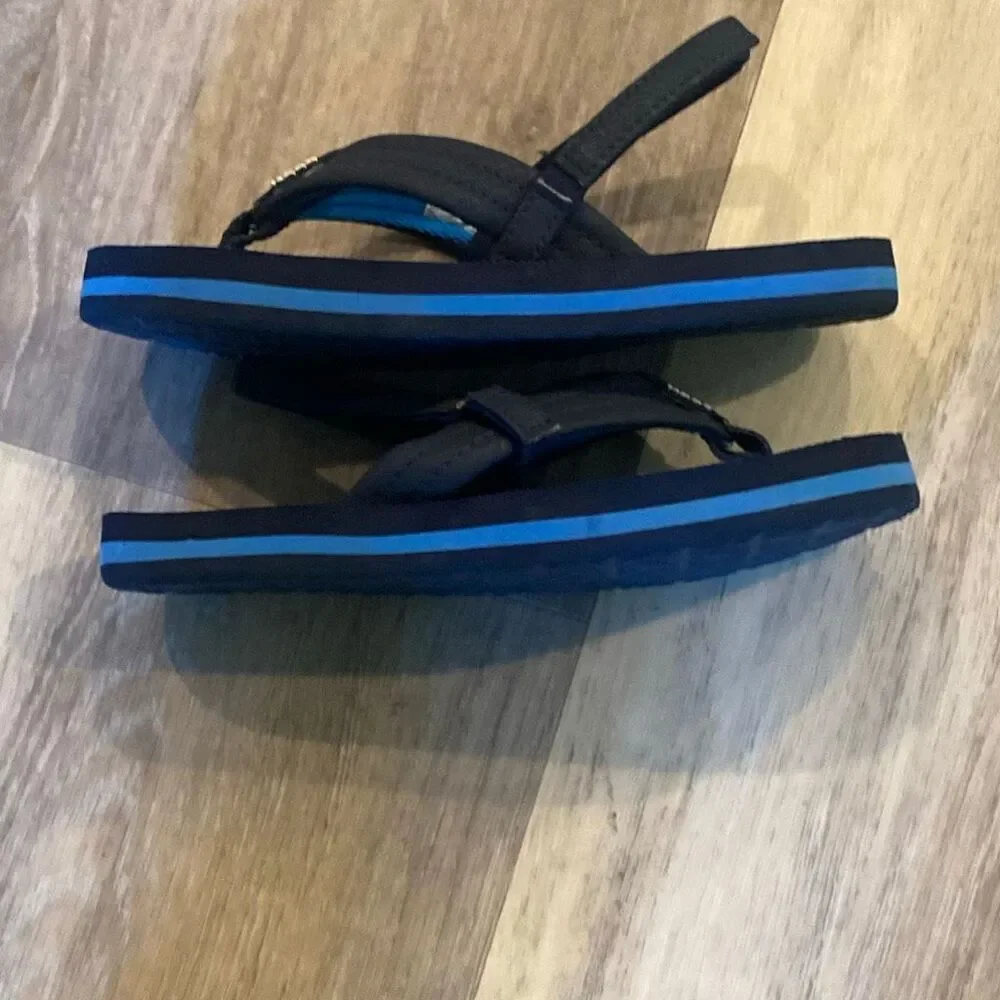 Reef Ahi Kids Sandals | Deep Sea Stripes |  Size 11/12